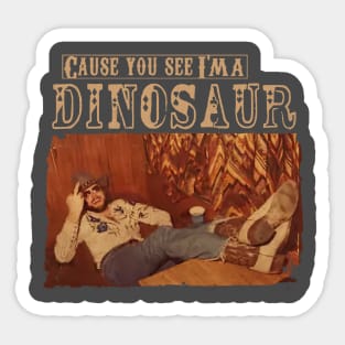 NYINDIRPROJEK - hank williams jr vintage retro Sticker